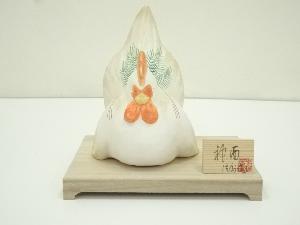 人形師　中村信喬造　干支酉置物（箱付）